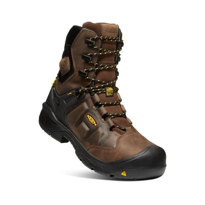 Men KEEN Boots Dover 8quot Waterproof Boot CarbonFiber Toe Dark EarthBlack Men KEEN Boots Dover 8quot Waterproof Boot CarbonFiber Toe Dark EarthBlack