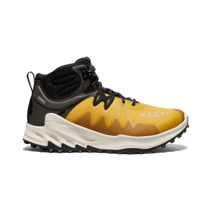 Men KEEN Boots Zionic Mid Height Waterproof Golden YellowBirch Hiking Boot