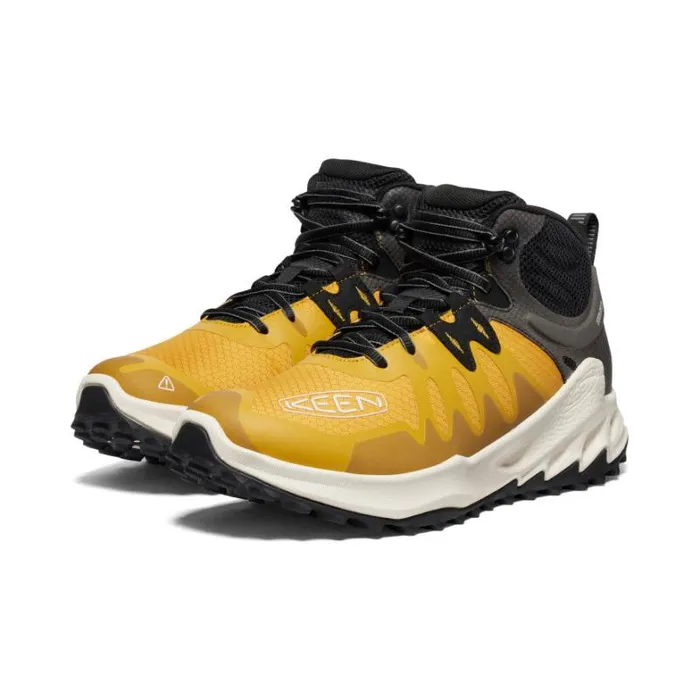 Men KEEN Boots Zionic Mid Height Waterproof Golden YellowBirch Hiking Boot Men KEEN Boots Zionic Mid Height Waterproof Golden YellowBirch Hiking Boot