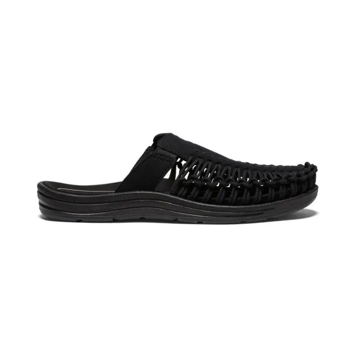 Men KEEN Casual Black 2Cord Sandals 8211 UNEEK Slide
