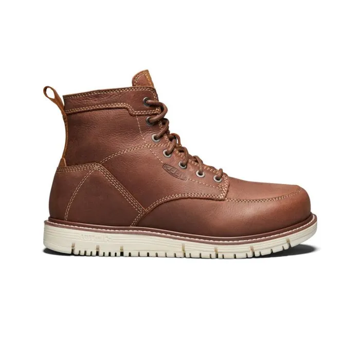 Men KEEN Casual San Jose 6quot Soft Toe Work Boots 8211 Waterproof