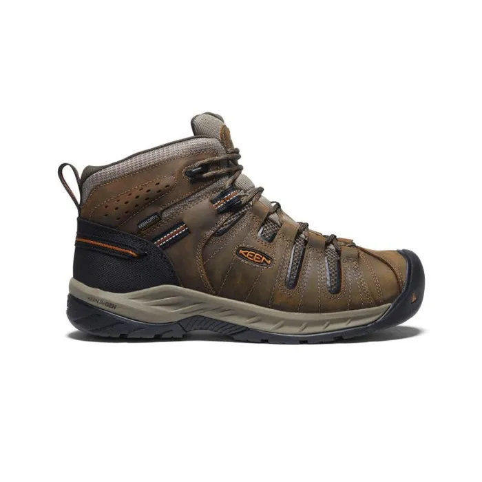 Men KEEN Hike Soft Toe Waterproof Work Boots 8211 Flint II