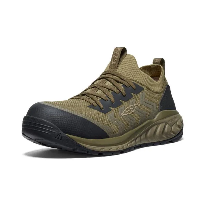 Men KEEN Shoes Arvada Shift CarbonFiber Toe Martini OliveBlack Work Slipon Men KEEN Shoes Arvada Shift CarbonFiber Toe Martini OliveBlack Work Slipon