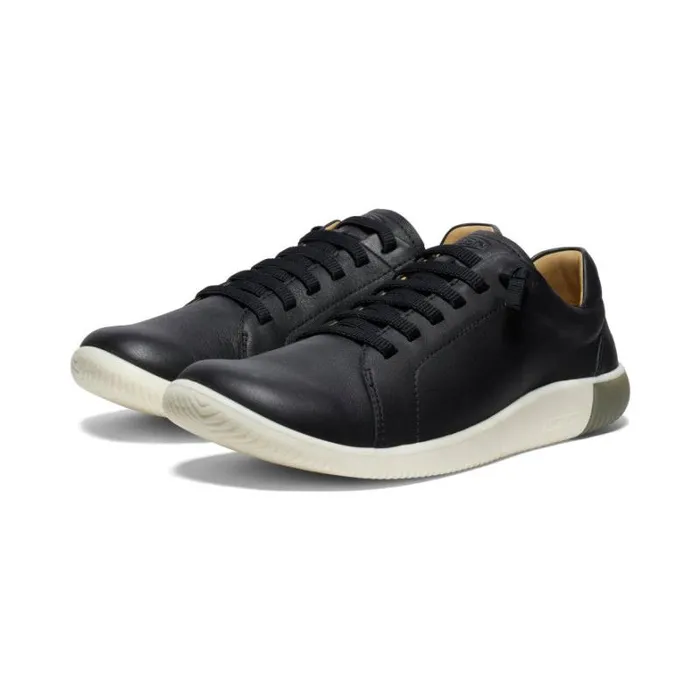Men KEEN Shoes Black Leather Sneakers 8211 KNX Lace Men KEEN Shoes Black Leather Sneakers 8211 KNX Lace