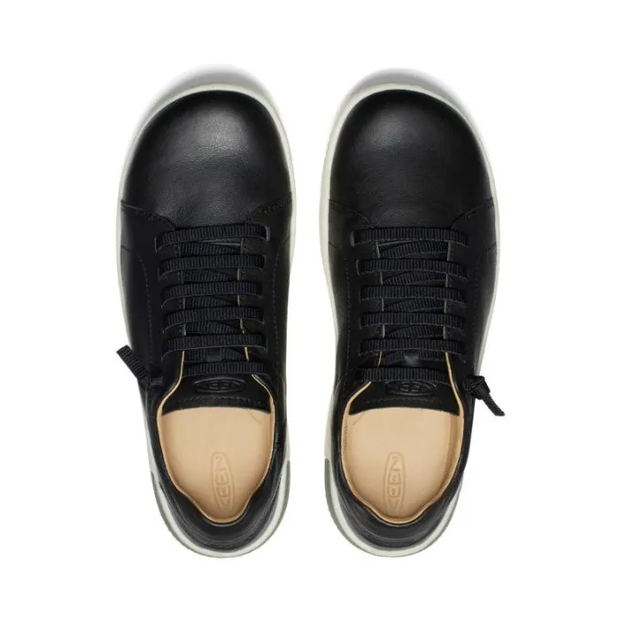Men KEEN Shoes Black Leather Sneakers 8211 KNX Lace Men KEEN Shoes Black Leather Sneakers 8211 KNX Lace