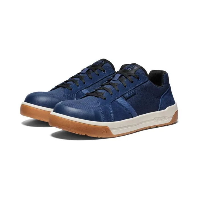 Men KEEN Shoes Kenton CarbonFiber Toe Naval AcademyGum Leather Work Sneaker Men KEEN Shoes Kenton CarbonFiber Toe Naval AcademyGum Leather Work Sneaker