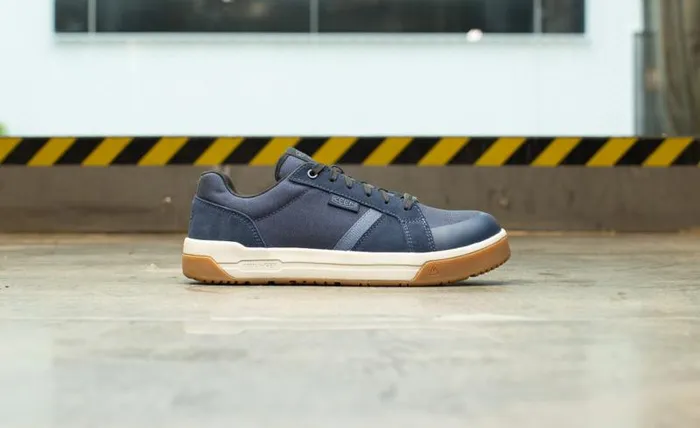 Men KEEN Shoes Kenton CarbonFiber Toe Naval AcademyGum Leather Work Sneaker Men KEEN Shoes Kenton CarbonFiber Toe Naval AcademyGum Leather Work Sneaker