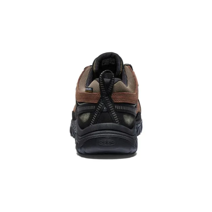 Men KEEN Shoes Targhee IV Waterproof BisonBlack Leather Hiking Shoe Men KEEN Shoes Targhee IV Waterproof BisonBlack Leather Hiking Shoe