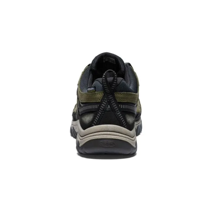 Men KEEN Shoes Targhee IV Waterproof Dark OliveGold Flame Leather Hiking Shoe Men KEEN Shoes Targhee IV Waterproof Dark OliveGold Flame Leather Hiking Shoe