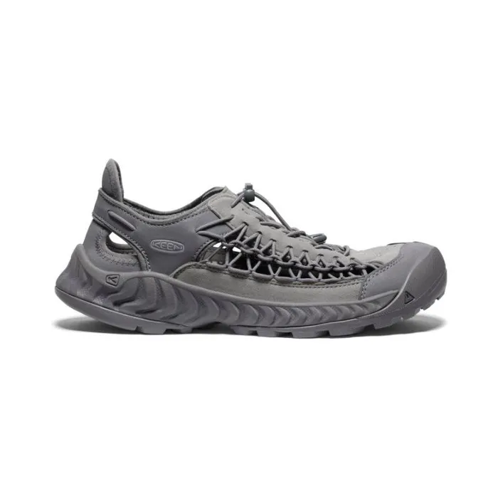 Men KEEN Shoes UNEEK NXIS Steel GreySteel Grey Leather Shoe
