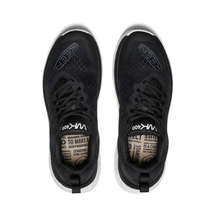 Men KEEN Shoes WK400 BlackWhite Leather Walking Shoe Men KEEN Shoes WK400 BlackWhite Leather Walking Shoe