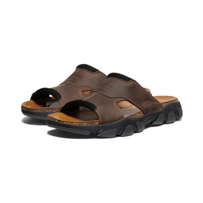 Men KEEN SlipOns Brown Open Toe Slide Sandals 8211 Daytona II Men KEEN SlipOns Brown Open Toe Slide Sandals 8211 Daytona II