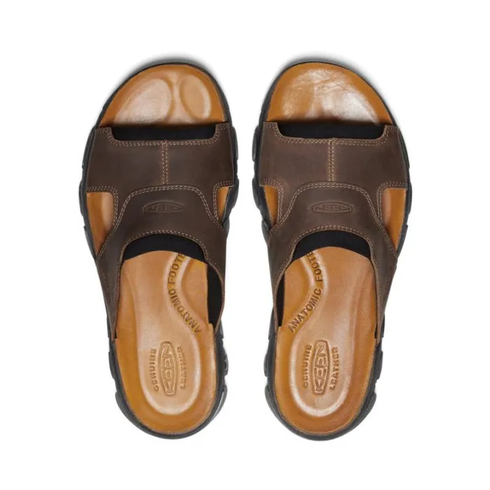 Men KEEN SlipOns Brown Open Toe Slide Sandals 8211 Daytona II Men KEEN SlipOns Brown Open Toe Slide Sandals 8211 Daytona II