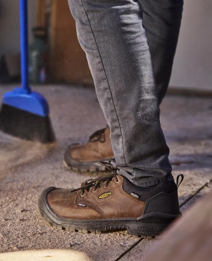 Men KEEN Work Boots and Shoes Independence Oxford Waterproof CarbonFiber Toe Work Shoe Men KEEN Work Boots and Shoes Independence Oxford Waterproof CarbonFiber Toe Work Shoe