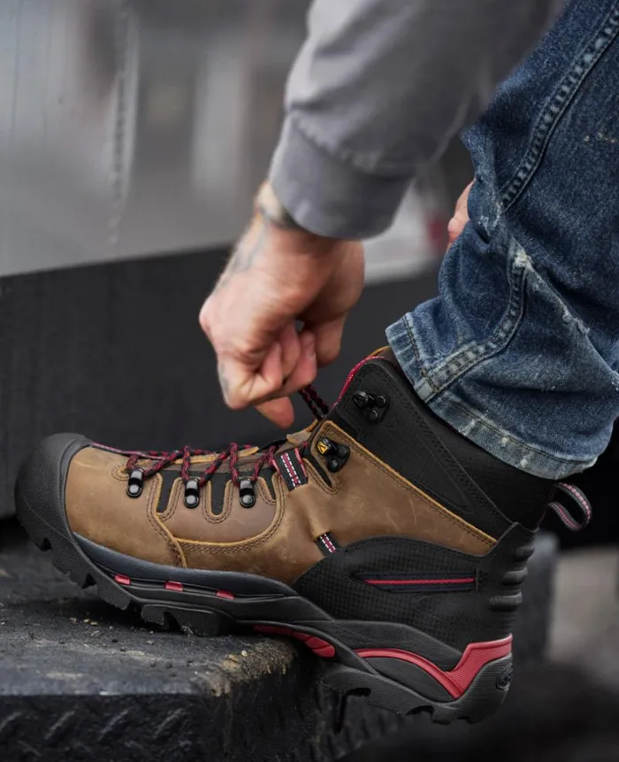 Men KEEN Work Boots and Shoes Pittsburgh 6quot Boot Steel Toe Men KEEN Work Boots and Shoes Pittsburgh 6quot Boot Steel Toe