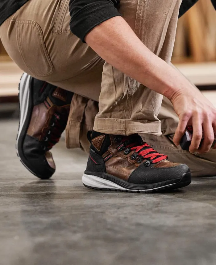 Men KEEN Work Boots and Shoes Waterproof Work Boots 8211 Red Hook