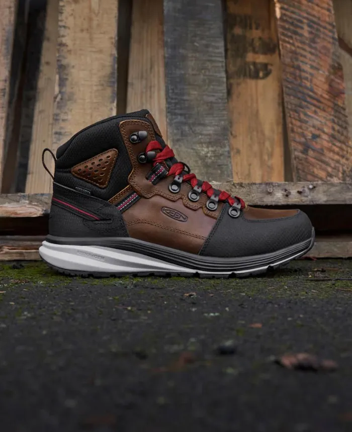 Men KEEN Work Boots and Shoes Waterproof Work Boots 8211 Red Hook