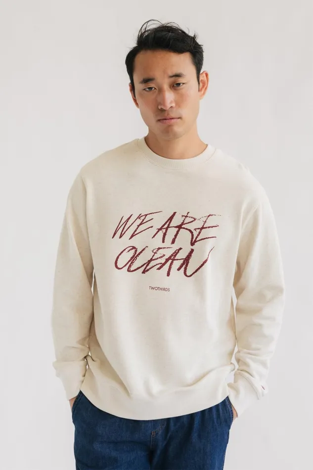 Men Kendec 8211 Beige Melange TWOTHIRDS Sweatshirts