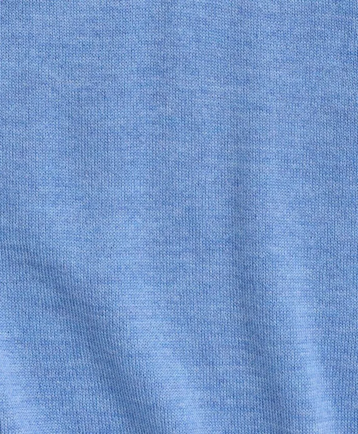 Men Merino Wool HalfZip Vest Light Blue Brooks Brothers Sweaters