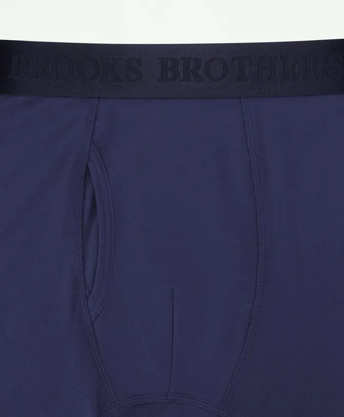 Men Modal Boxer Briefs Navy Brooks Brothers Underwear