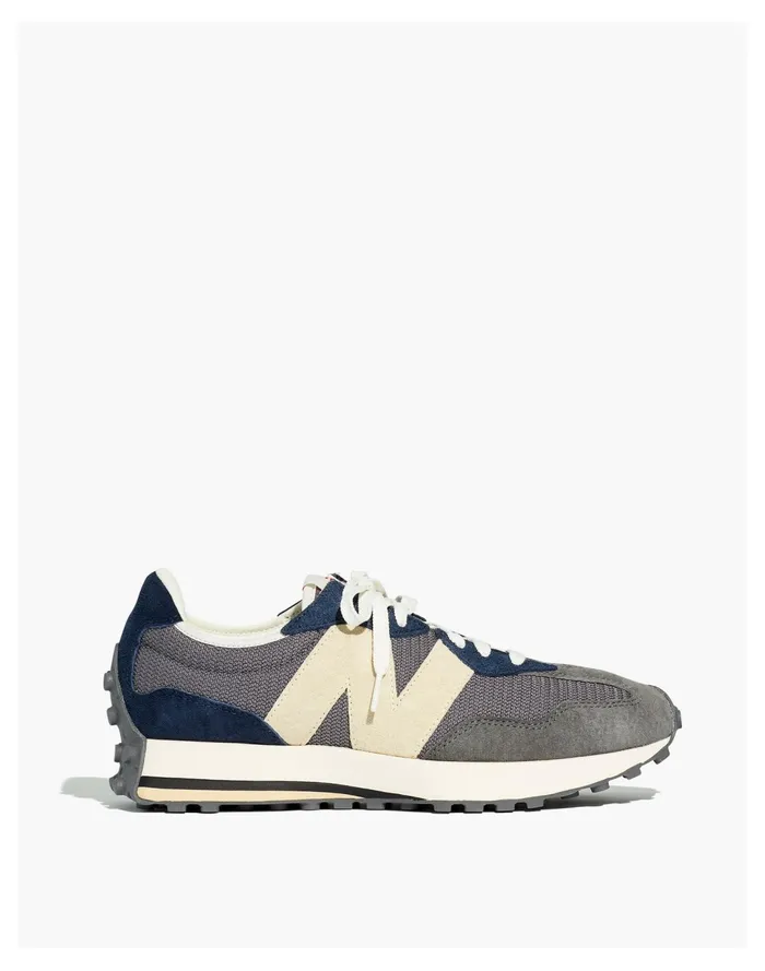 Men New Balance 327 Sneakers In Castlerock And Navy Castlerock Madewell Sneakers