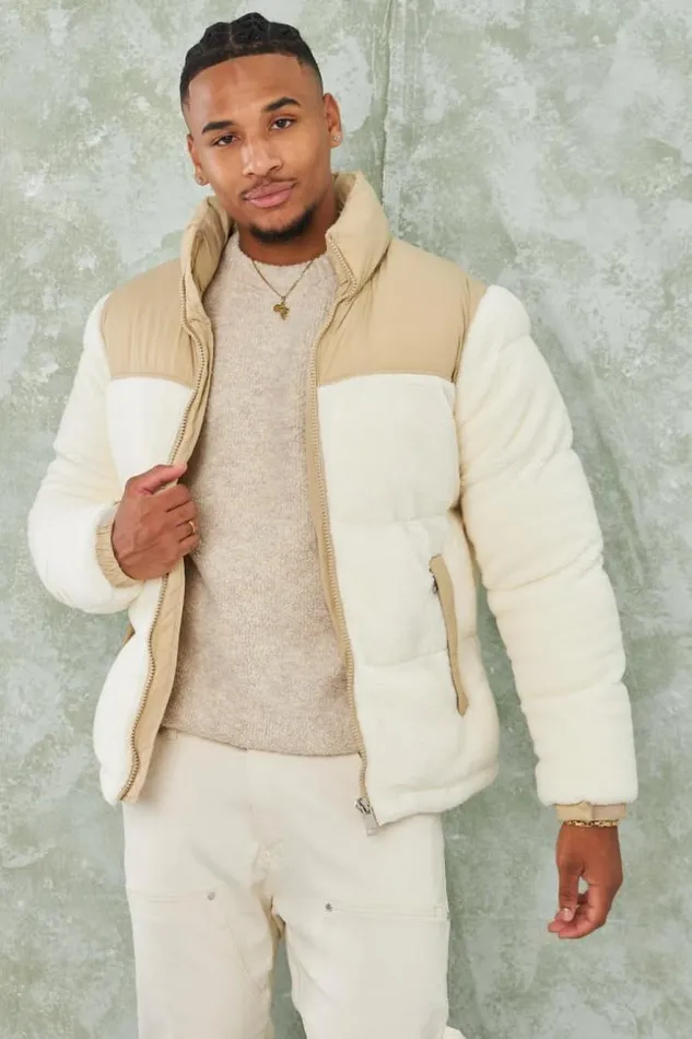 Men Parka Teddy Beige En Peau De Mouton cru Beige Brentiny Paris Parkas And Down Jackets Men Parka Teddy Beige En Peau De Mouton cru Beige Brentiny Paris Parkas And Down Jackets