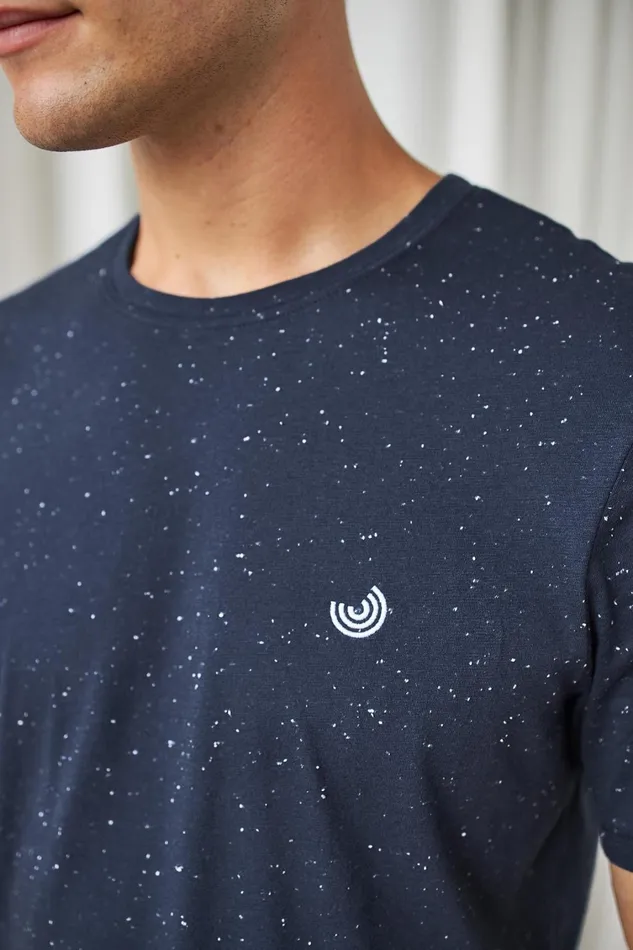 Men Qalito 8211 Navy Blue TWOTHIRDS TShirts