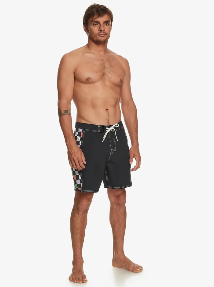 Men Quiksilver Boardshorts Original Arch 18034 Boardshorts Black Men Quiksilver Boardshorts Original Arch 18034 Boardshorts Black