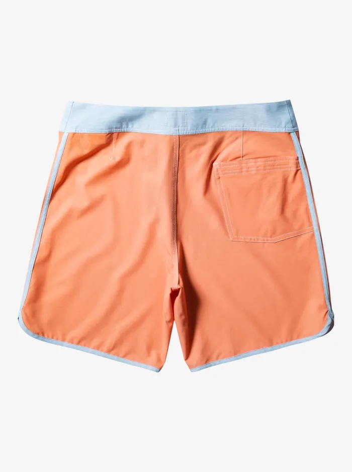 Men Quiksilver Boardshorts Original Scallop 18034 Boardshorts Copper Tan Men Quiksilver Boardshorts Original Scallop 18034 Boardshorts Copper Tan