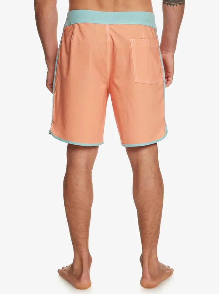 Men Quiksilver Boardshorts Original Scallop 18034 Boardshorts Copper Tan Men Quiksilver Boardshorts Original Scallop 18034 Boardshorts Copper Tan