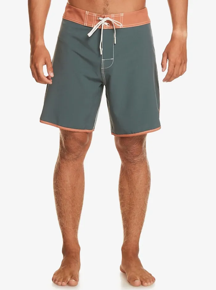 Men Quiksilver Boardshorts Original Scallop 18034 Boardshorts Dark Slate Men Quiksilver Boardshorts Original Scallop 18034 Boardshorts Dark Slate