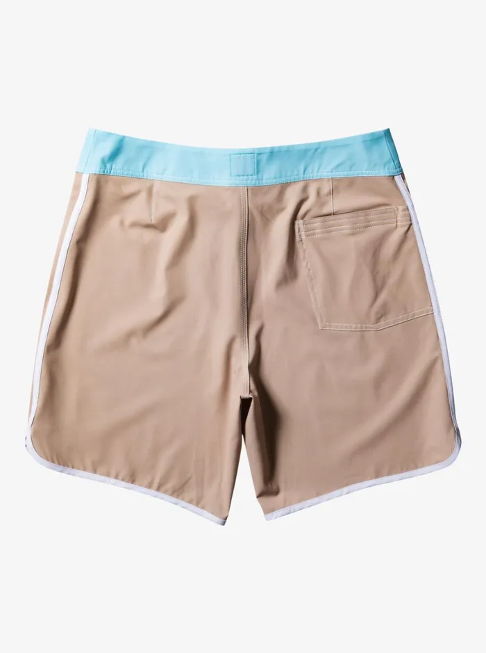 Men Quiksilver Boardshorts Original Scallop 18034 Boardshorts Olive Gray Men Quiksilver Boardshorts Original Scallop 18034 Boardshorts Olive Gray