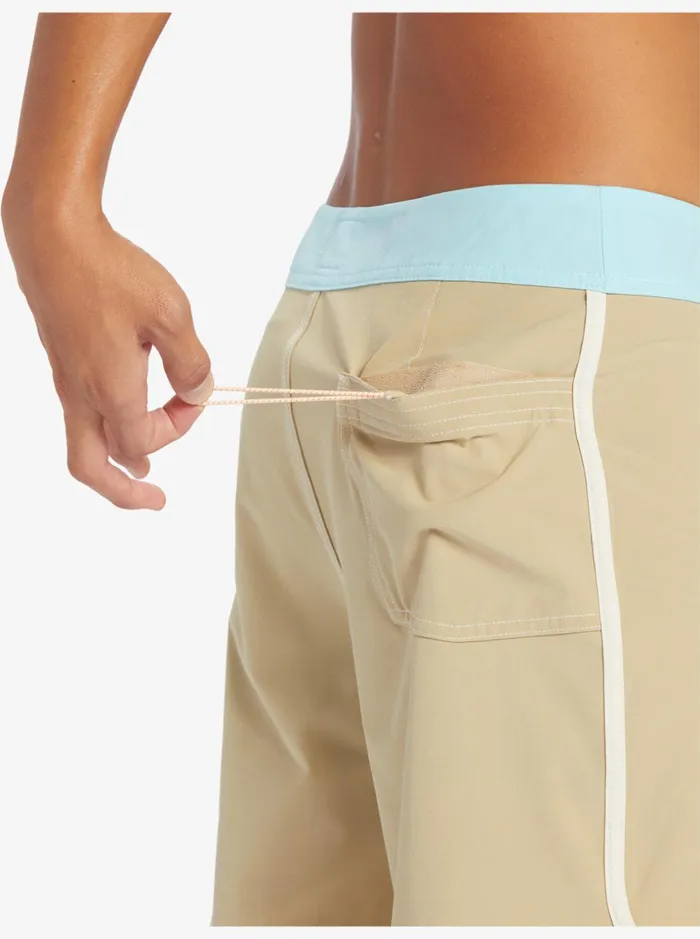 Men Quiksilver Boardshorts Original Scallop 18034 Boardshorts Olive Gray Men Quiksilver Boardshorts Original Scallop 18034 Boardshorts Olive Gray