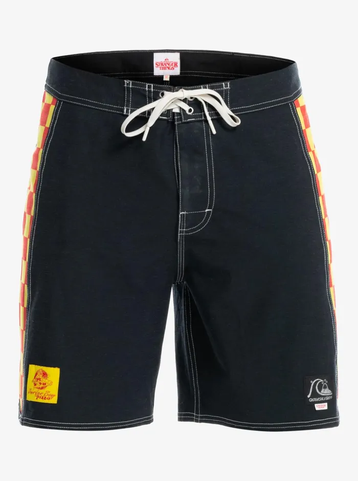 Men Quiksilver Boardshorts Quiksilver X Stranger Things Original Arch Surfer 18034 Boardshorts Black Men Quiksilver Boardshorts Quiksilver X Stranger Things Original Arch Surfer 18034 Boardshorts Black