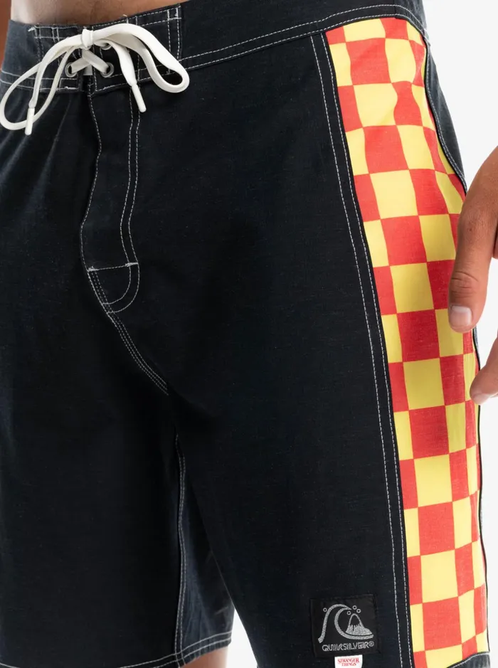 Men Quiksilver Boardshorts Quiksilver X Stranger Things Original Arch Surfer 18034 Boardshorts Black Men Quiksilver Boardshorts Quiksilver X Stranger Things Original Arch Surfer 18034 Boardshorts Black