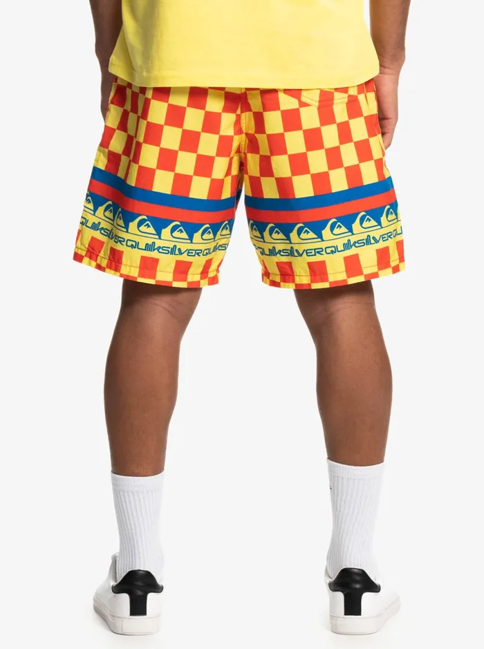 Men Quiksilver Boardshorts Quiksilver X Stranger Things The Echo Beach Elastic Waist Lemon Zest Men Quiksilver Boardshorts Quiksilver X Stranger Things The Echo Beach Elastic Waist Lemon Zest