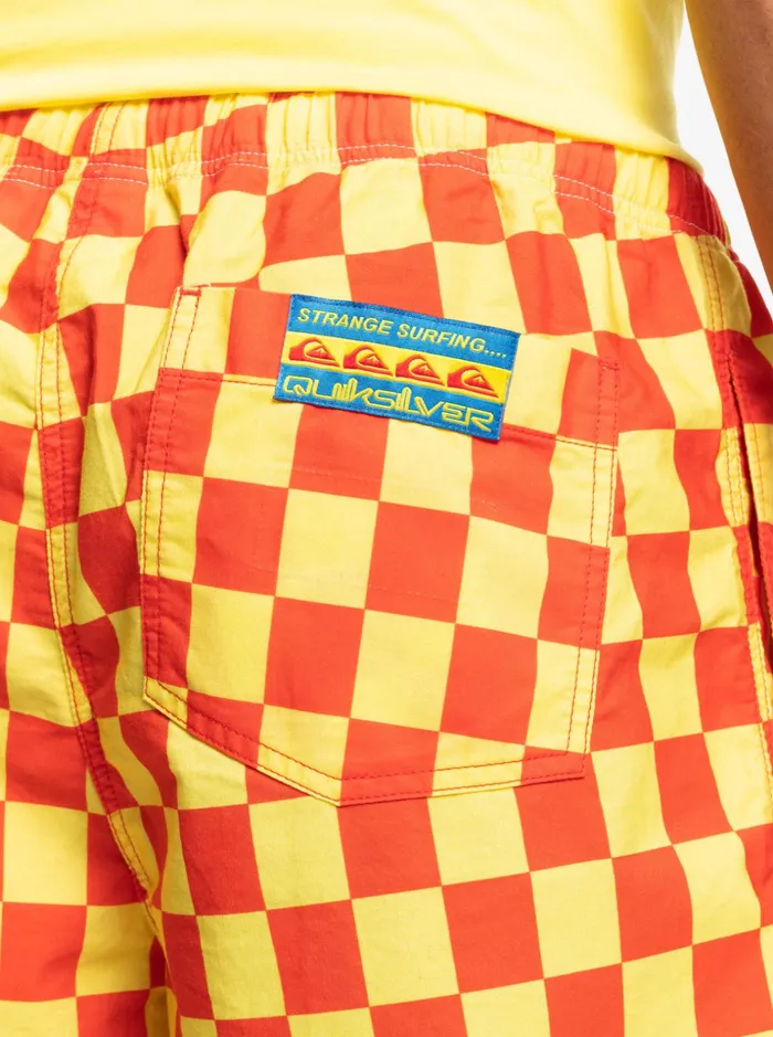 Men Quiksilver Boardshorts Quiksilver X Stranger Things The Echo Beach Elastic Waist Lemon Zest Men Quiksilver Boardshorts Quiksilver X Stranger Things The Echo Beach Elastic Waist Lemon Zest