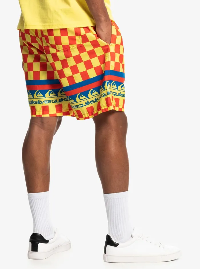 Men Quiksilver Boardshorts Quiksilver X Stranger Things The Echo Beach Elastic Waist Lemon Zest Men Quiksilver Boardshorts Quiksilver X Stranger Things The Echo Beach Elastic Waist Lemon Zest
