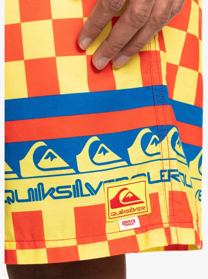 Men Quiksilver Boardshorts Quiksilver X Stranger Things The Echo Beach Elastic Waist Lemon Zest Men Quiksilver Boardshorts Quiksilver X Stranger Things The Echo Beach Elastic Waist Lemon Zest