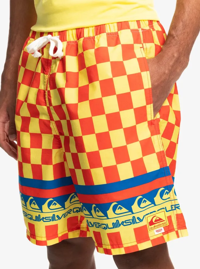 Men Quiksilver Boardshorts Quiksilver X Stranger Things The Echo Beach Elastic Waist Lemon Zest Men Quiksilver Boardshorts Quiksilver X Stranger Things The Echo Beach Elastic Waist Lemon Zest