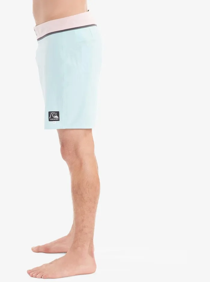 Men Quiksilver Boardshorts Solid Snap 17034 Recycled Boardshorts Blue Tint Men Quiksilver Boardshorts Solid Snap 17034 Recycled Boardshorts Blue Tint