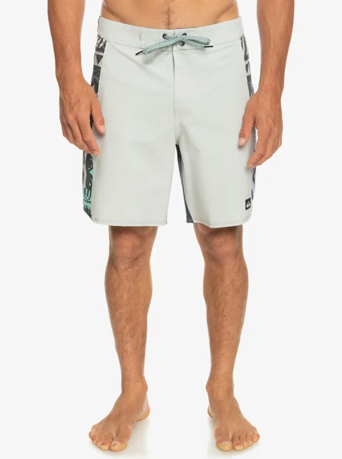 Men Quiksilver Boardshorts Surfsilk Arch 18034 Boardshorts Grey Violet Men Quiksilver Boardshorts Surfsilk Arch 18034 Boardshorts Grey Violet