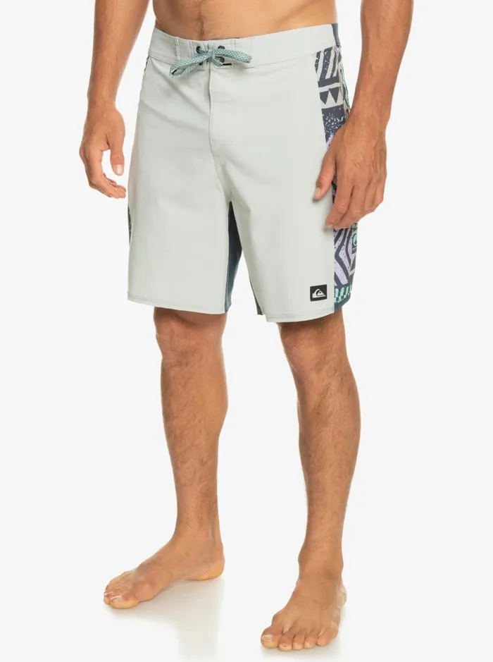 Men Quiksilver Boardshorts Surfsilk Arch 18034 Boardshorts Grey Violet Men Quiksilver Boardshorts Surfsilk Arch 18034 Boardshorts Grey Violet