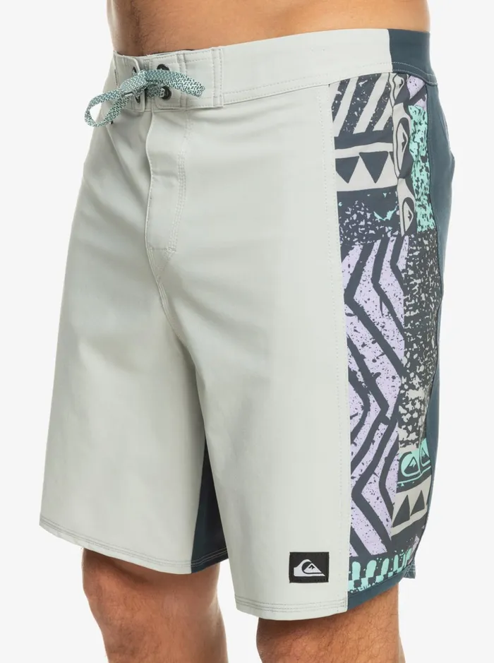 Men Quiksilver Boardshorts Surfsilk Arch 18034 Boardshorts Grey Violet Men Quiksilver Boardshorts Surfsilk Arch 18034 Boardshorts Grey Violet