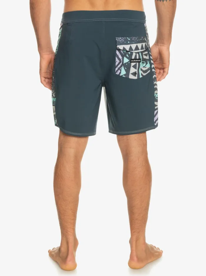Men Quiksilver Boardshorts Surfsilk Arch 18034 Boardshorts Grey Violet Men Quiksilver Boardshorts Surfsilk Arch 18034 Boardshorts Grey Violet