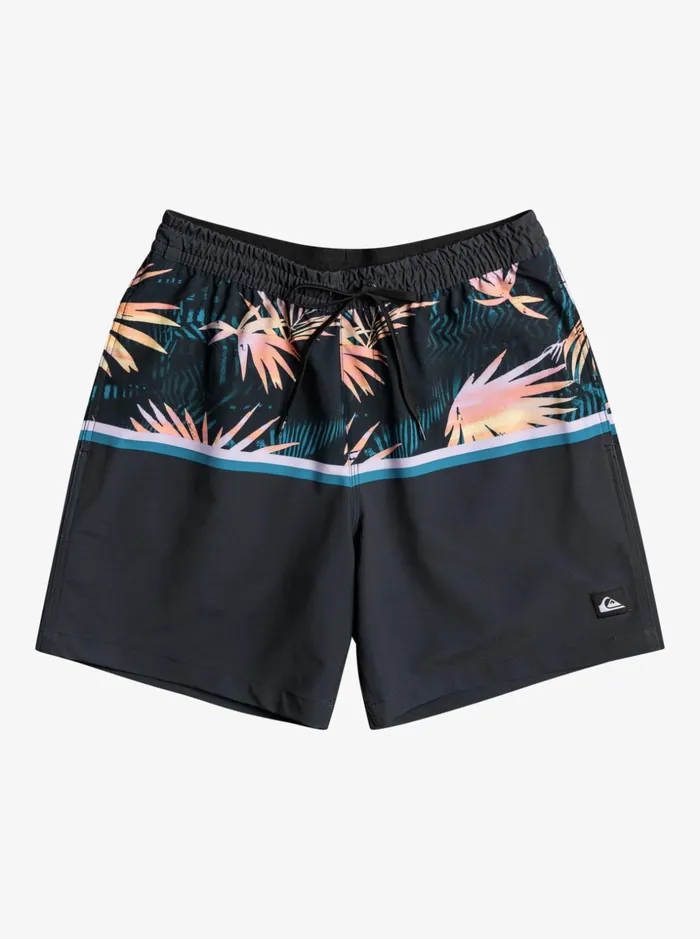 Men Quiksilver Boardshorts Surfsilk Division 17034 Volleys Black