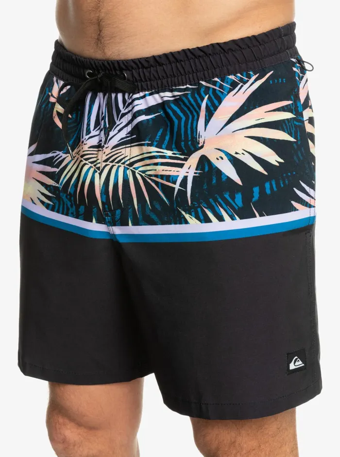 Men Quiksilver Boardshorts Surfsilk Division 17034 Volleys Black Men Quiksilver Boardshorts Surfsilk Division 17034 Volleys Black