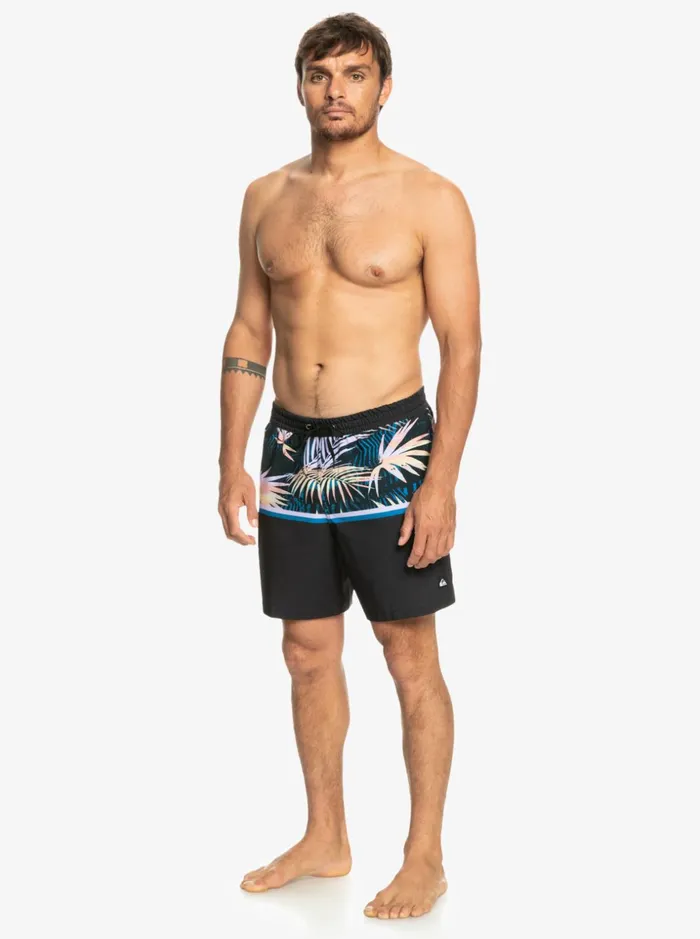 Men Quiksilver Boardshorts Surfsilk Division 17034 Volleys Black Men Quiksilver Boardshorts Surfsilk Division 17034 Volleys Black
