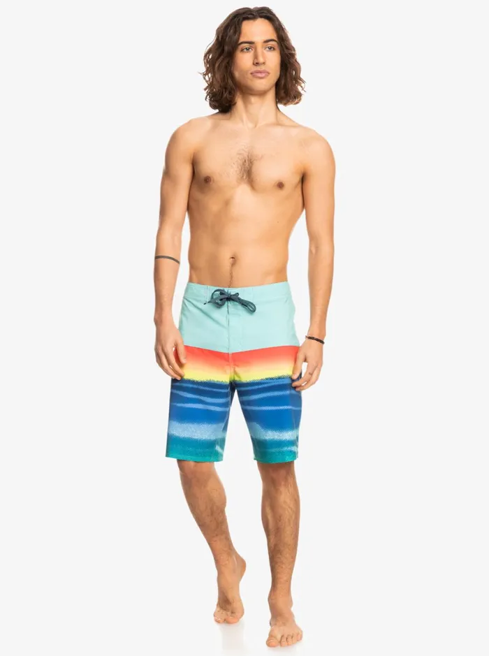 Men Quiksilver Boardshorts SurfSilk Panel 20034 Boardshorts Pool Green Men Quiksilver Boardshorts SurfSilk Panel 20034 Boardshorts Pool Green