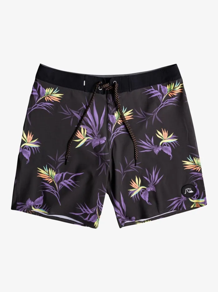 Men Quiksilver Boardshorts SurfSilk Washed 18034 Boardshorts Tarmac